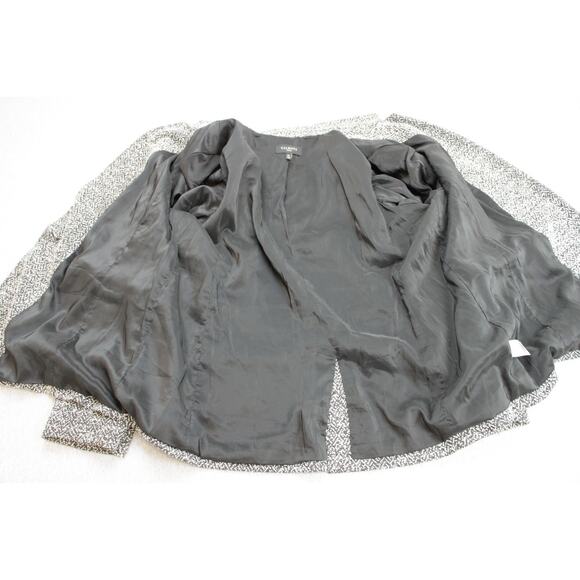 Talbots Blazer Womens 2X Collarless Stretch One Button Jacket Lined - Picture 4 of 9
